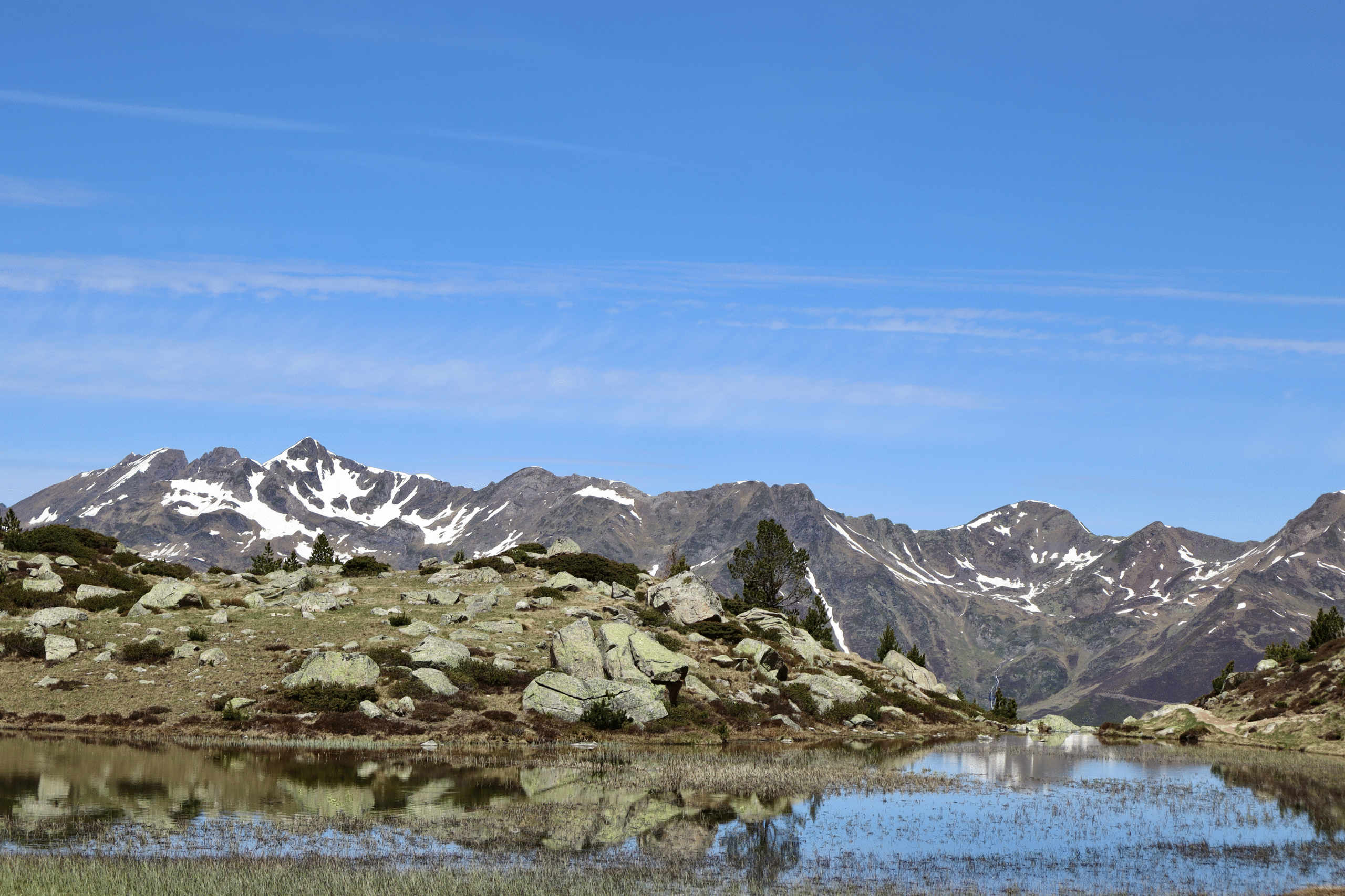 Lac de la Jonquère sur le circuit