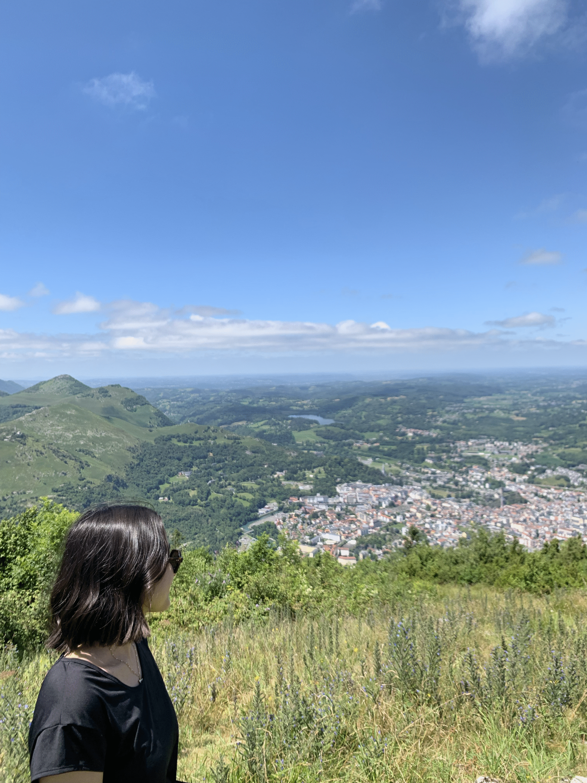 Paysage depuis Pic du Jer, Pyrénées